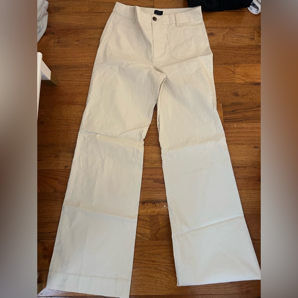 Jcrew Lizzie high-rise patch-pocket wide-leg pant TALL - Picture 5 of 5